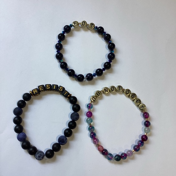 Protest Resist Beaded Bracelets Set - Picture 3 of 6